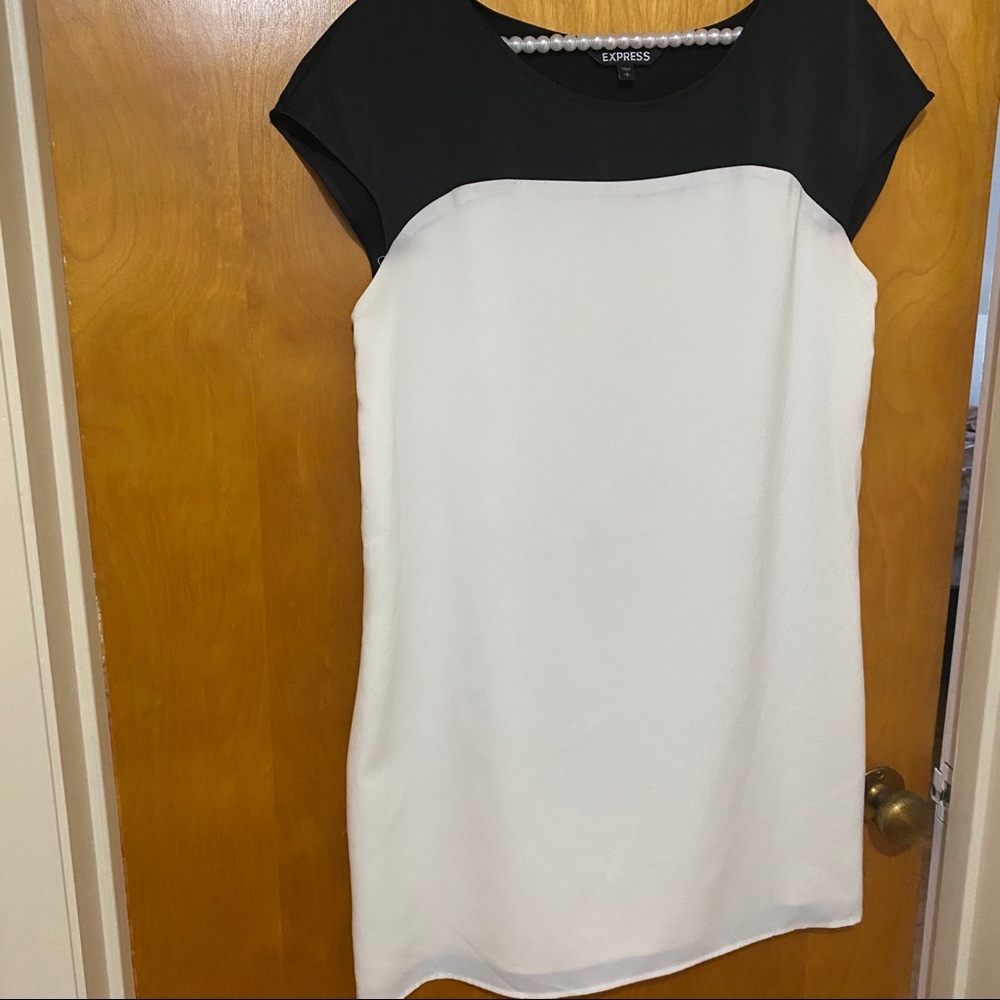 Express | Color Block Dress - Picture 2 of 4